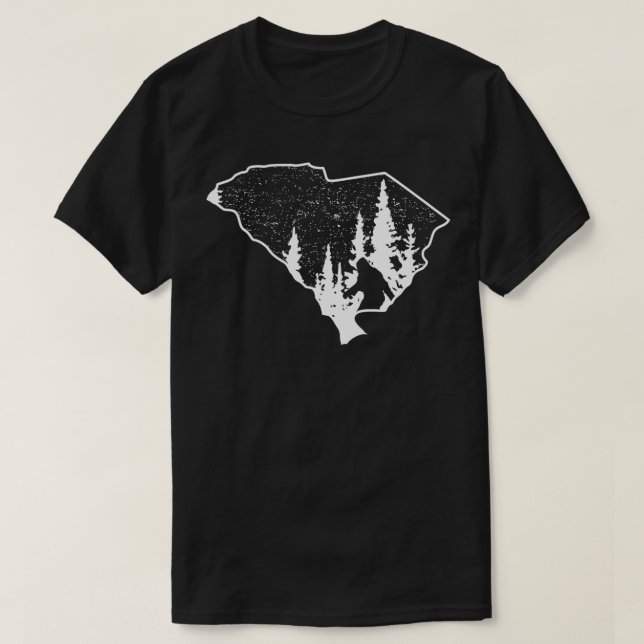 South olina Silhouette State Pride Gift  T-Shirt (Design Front)