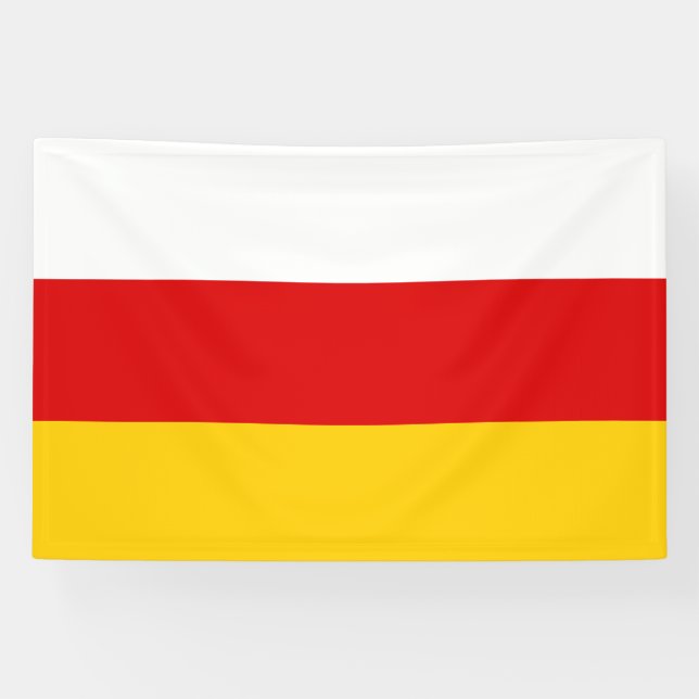 South Ossetia Flag Banner (Horizontal)