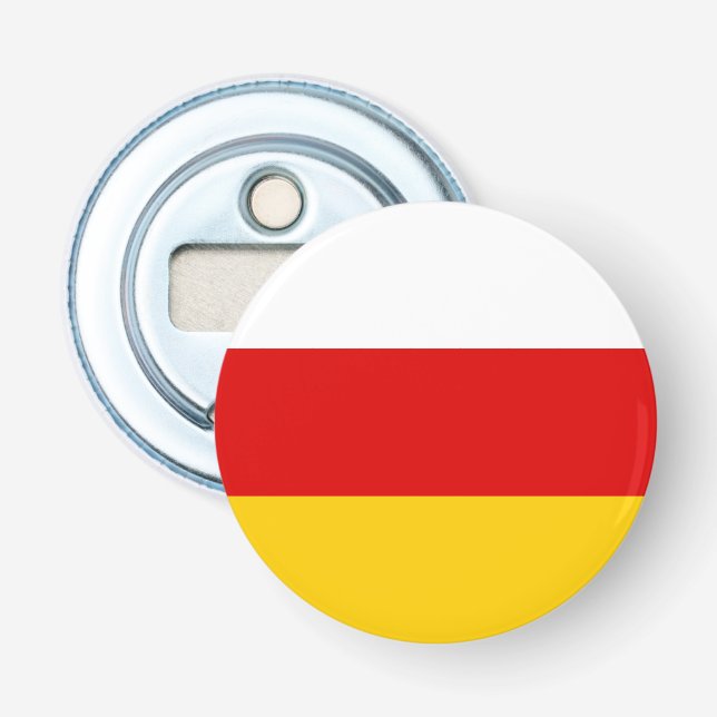 South Ossetia Flag Bottle Opener (Front)