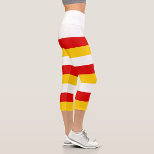 South Ossetia Flag Capri Leggings