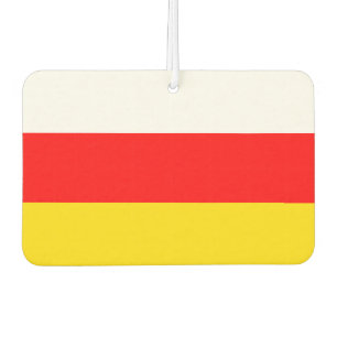 South Ossetia Flag Car Air Freshener
