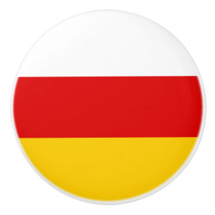 South Ossetia Flag Ceramic Knob