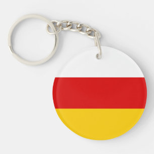 South Ossetia Flag Key Ring