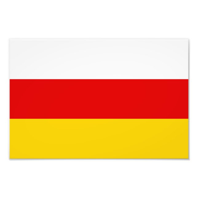 South Ossetia Flag Photo Print (Front)