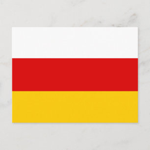 South Ossetia Flag Postcard