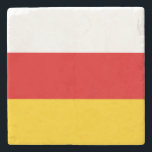 South Ossetia Flag Stone Coaster<br><div class="desc">Patriotic flag of South Ossetia.</div>