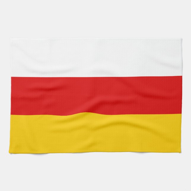 South Ossetia Flag Tea Towel (Horizontal)
