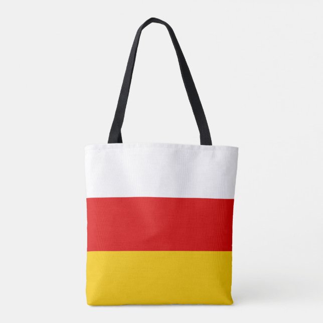 South Ossetia Flag Tote Bag (Back)