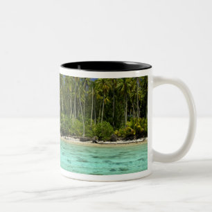 South Pacific, French Polynesia, Moorea 2 Two-Tone Coffee Mug