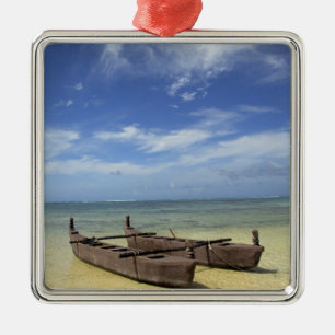 South Pacific, French Polynesia, Moorea. Metal Ornament