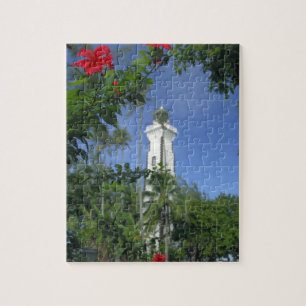 South Pacific, French Polynesia,Tahiti. Hibiscus 2 Jigsaw Puzzle