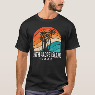 South Padre Island Beach Texas Palm Tree Beach Sou T-Shirt
