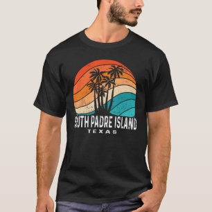 South Padre Island Beach Texas Palm Tree Beach Sou T-Shirt