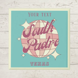 South Padre island texas Retro Vintage  Magnet