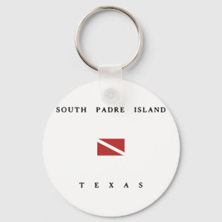 South Padre Island Texas Scuba Dive Flag Key Ring