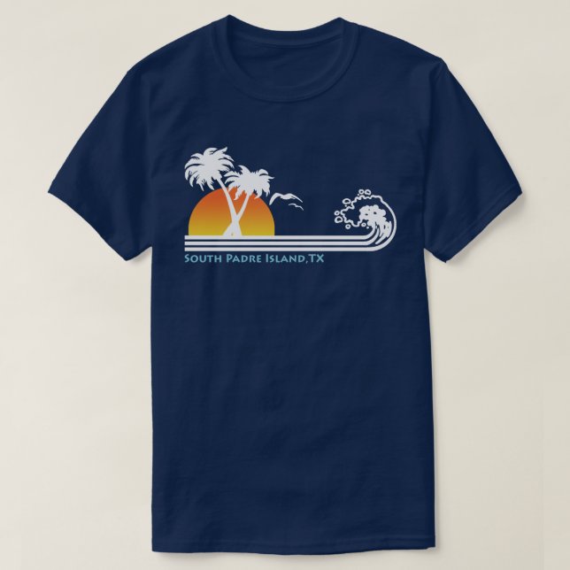 South Padre Island TX T-Shirt (Design Front)