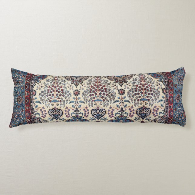South Persian Rug Blue Tan Pinks  Body Cushion (Front)