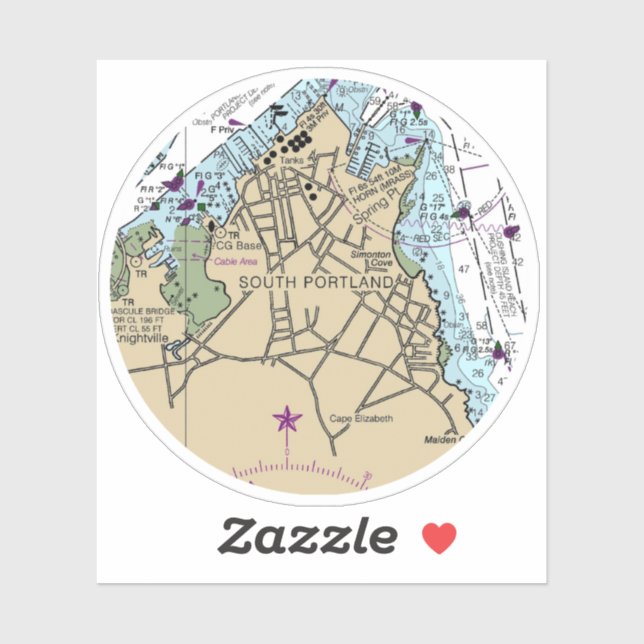 South Portland ME Chart (Sheet)