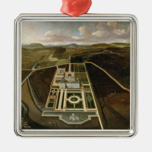 South Prospect of Hampton Court, Herefordshire, c. Metal Tree Decoration