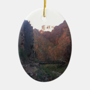 South Rim Grand Canyon National Park Phantom Ranch Ceramic Ornament