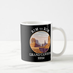 South Rim To North Rim Grand Canyon National Park Coffee Mug