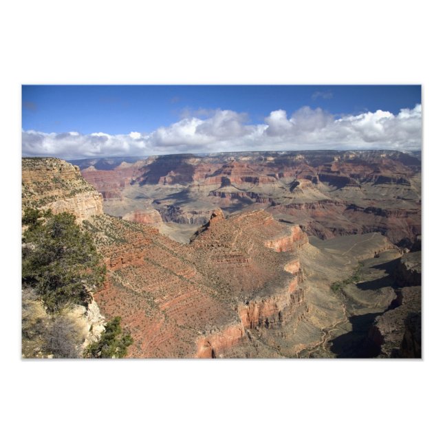 South Rim view of the Grand Canyon, Arizona, Photo Print (Front)