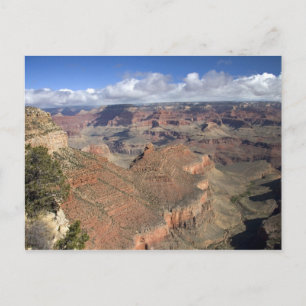 South Rim view of the Grand Canyon, Arizona, Postcard