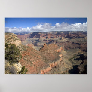 South Rim view of the Grand Canyon, Arizona, Poster
