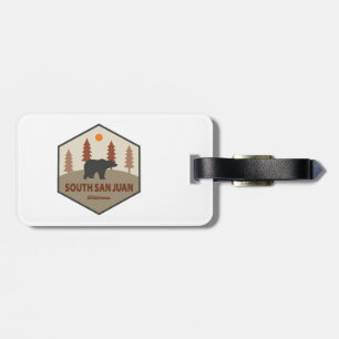 South San Juan Wilderness Colorado Bear Luggage Tag