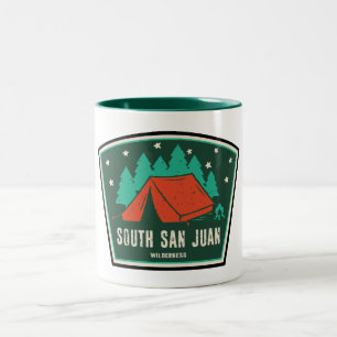 South San Juan Wilderness Colorado Camping Two-Tone Coffee Mug