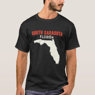 South Sarasota Florida USA State America Travel Fl T-Shirt