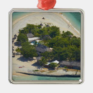 South Sea Island, Mamanuca Islands, Fiji Metal Tree Decoration