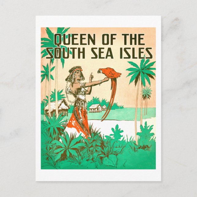 South Sea Queen Postcard (Front)