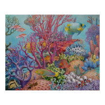 South Sea Reef Poster