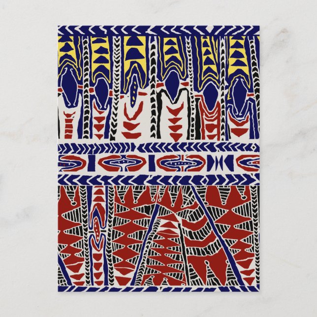 South Seas Samoa Batik Postcard (Front)