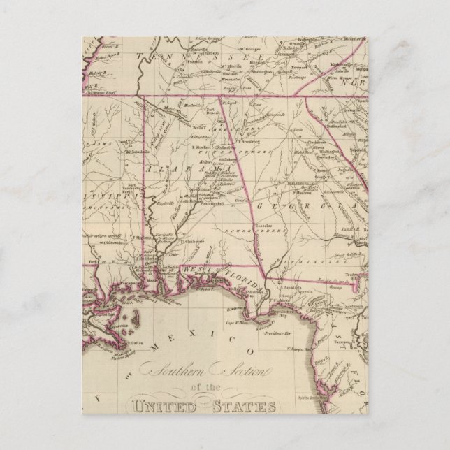 South section United States Postcard (Front)