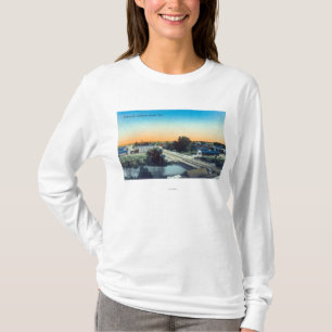 South Side Aerial View of TownPorterville, CA T-Shirt