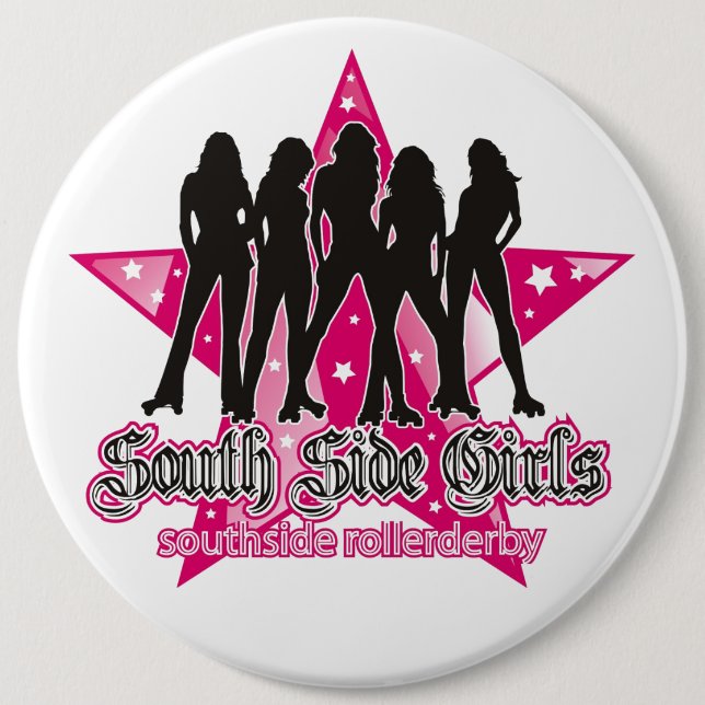 South Side Roller Derby Button (Front)