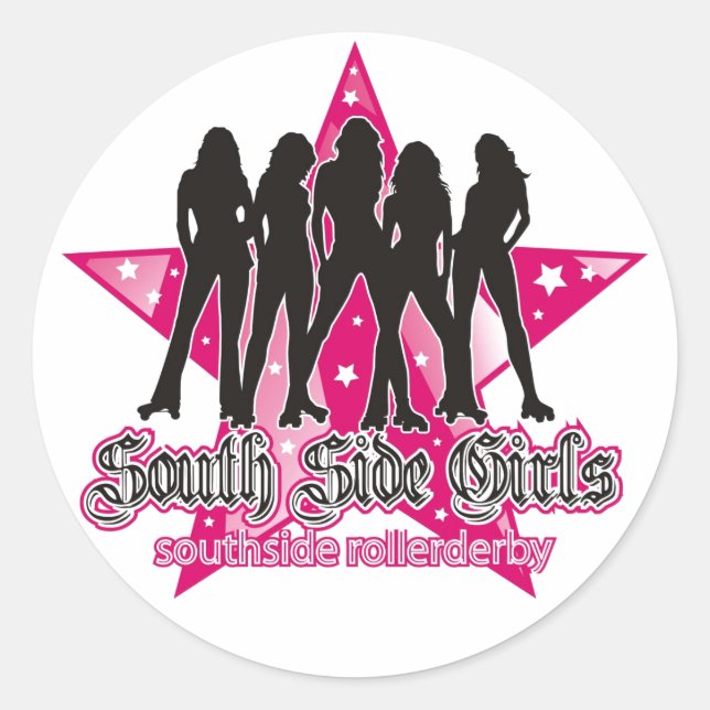 South Side Roller Derby Sticker (Front)