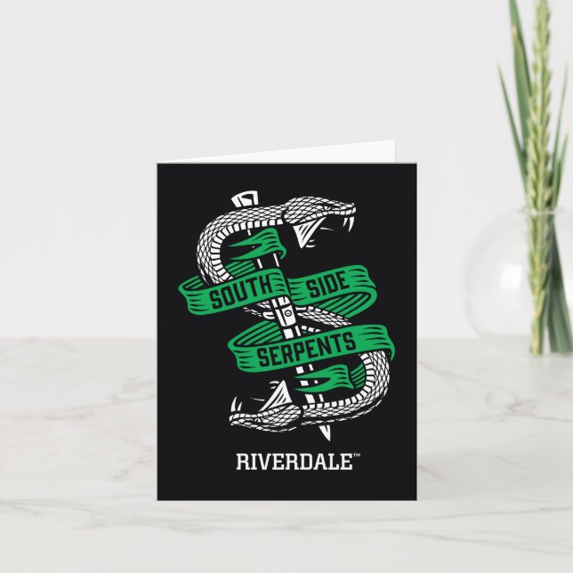 South Side Serpents Graphic Note Card (Front)