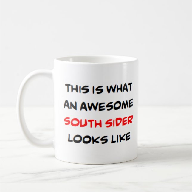 south sider, awesome coffee mug (Left)