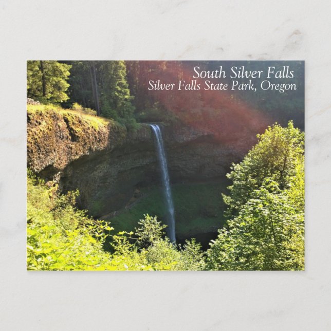 South Silver Falls, OR Postcard (Front)