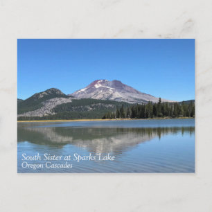 South Sister at Sparks Lake, Oregon Postcard