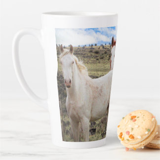 South Steens Horses Latte Mug