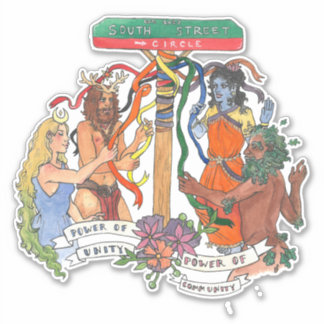 South Street Circle Bumper Sticker