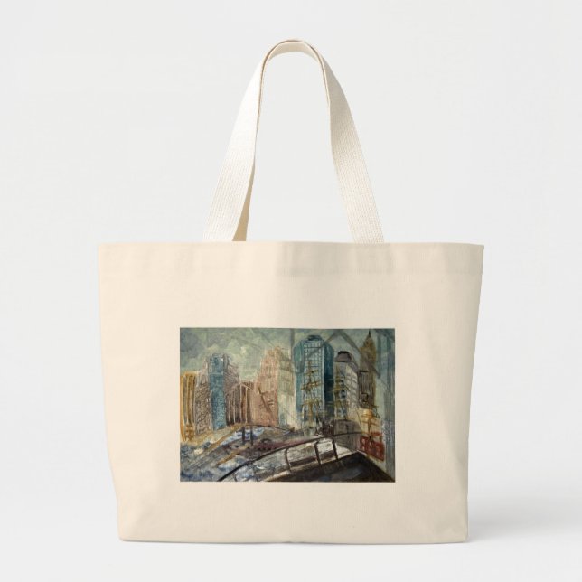 South Street Seaport Large Tote Bag (Front)