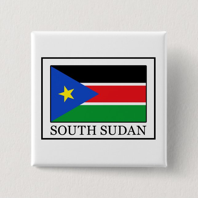 South Sudan 15 Cm Square Badge (Front)