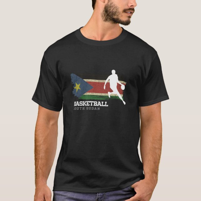 South Sudan Basketball Team B Ball Mens Basketball T-Shirt (Front)