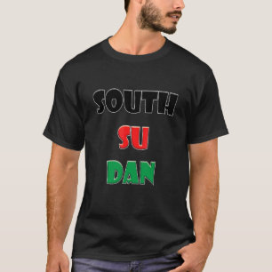 South Sudan Colourful Words T-Shirt