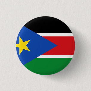 South Sudan Flag 3 Cm Round Badge